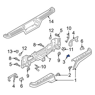 Ford OE - Inner Radiator Shutter Assembly Nut