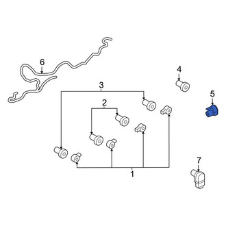 Ford OE - Rear Right Parking Aid Sensor Housing