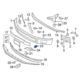 Ford OE - Bumper Cover Nut