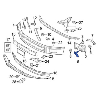 Ford OE - Bumper Face Bar Mount Bolt