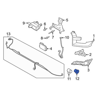 Ford OE - Front Right Parking Aid Sensor Retaining Ring
