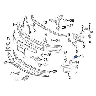 Ford OE - Valance Panel Bolt