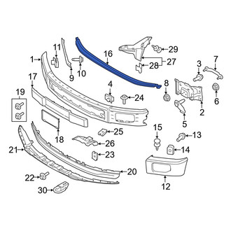 Ford OE - Front Bumper Step Pad