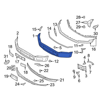 Ford OE - Front Bumper Face Bar