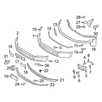 Ford OE - Running Board Nut