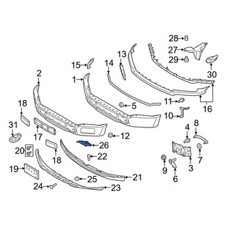 Ford OE - Front Right Radiator Support Air Duct