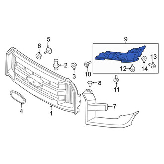 Ford OE - Left Headlight Bezel Bracket