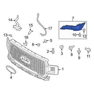 Ford OE - Front Right Headlight Bezel Bracket