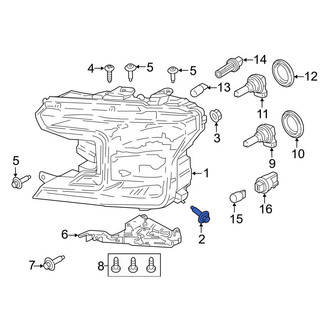 Ford OE - Headlight Bezel Bolt
