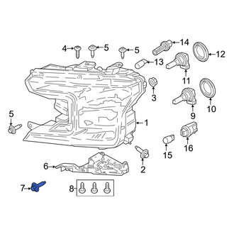 Ford OE - Radiator Shutter Assembly Bolt