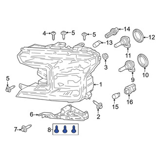 Ford OE - Headlight Mounting Screw