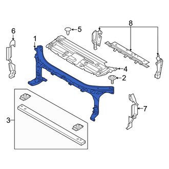 Ford OE - Front Radiator Support Panel