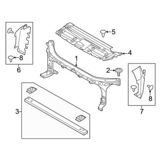 Ford OE - Radiator Support (5.0L)