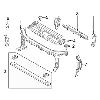 Ford OE - Radiator Support (3.3L)