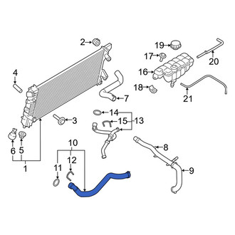 Ford OE - Lower Radiator Coolant Hose