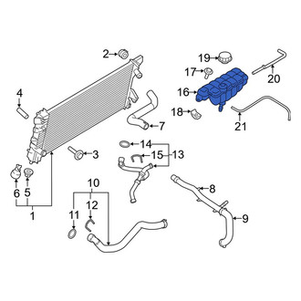 Ford OE - Engine Coolant Reservoir