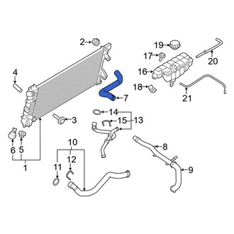 Ford OE - Upper Radiator Coolant Hose