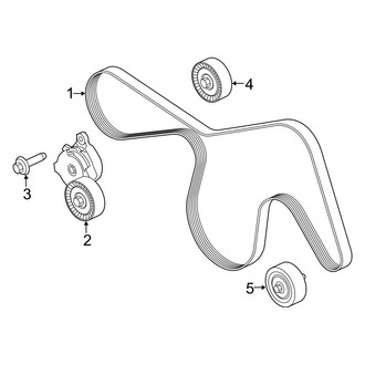 Ford OE - Cooling - Belts & Pulleys (2.7L)
