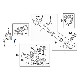 Ford OE - Engine Water Pump Bolt
