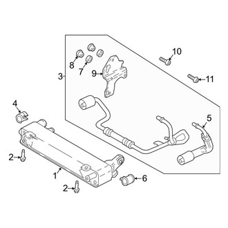 Ford OE - Cooling - Trans Oil Cooler (2.7L 10-Speed)