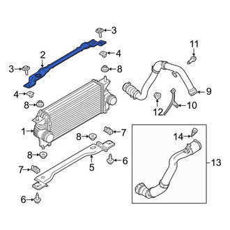 Ford OE - Upper Intercooler Bracket