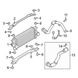 Ford OE - Cooling - Intercooler (3.0L)