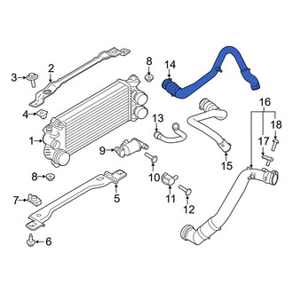 Ford OE - Upper Intercooler Pipe