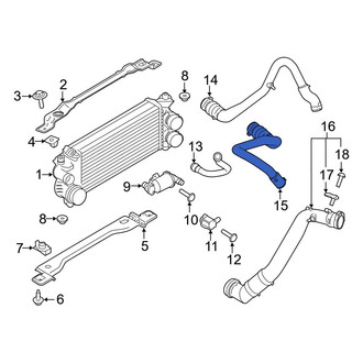Ford OE - Lower Intercooler Pipe