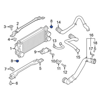 Ford OE - Lower Intercooler Insulator