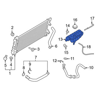 Ford OE - Engine Coolant Reservoir