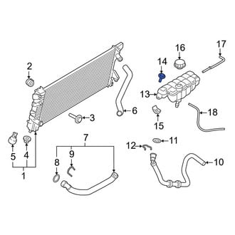 Ford OE - Engine Cooling Fan Shroud Bolt