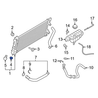 Ford OE - Lower Radiator Insulator