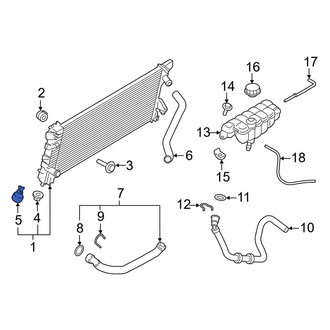 Ford OE - Radiator Drain Plug