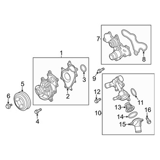 Ford OE - Cooling - Water Pump (3.5L Flex)