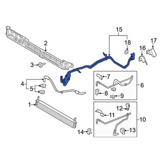 Ford OE - Automatic Transmission Oil Cooler Hose Assembly