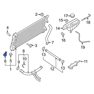Ford OE - Radiator Drain Plug