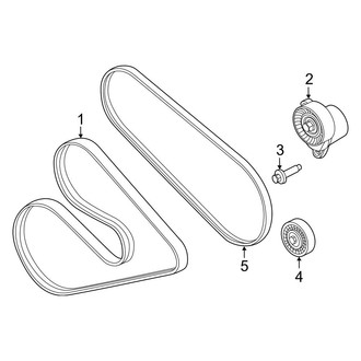 Ford OE - Cooling - Belts & Pulleys (3.5L Gas)