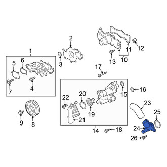 Ford OE - Engine Coolant Outlet Flange