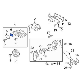 Ford OE - Engine Coolant Thermostat Gasket