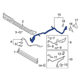 Ford OE - Automatic Transmission Oil Cooler Hose Assembly