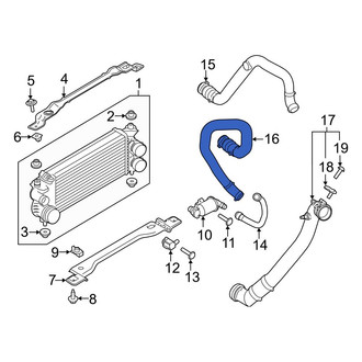 Ford OE - Lower Intercooler Pipe