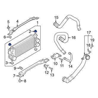 Ford OE - Lower Intercooler Insulator