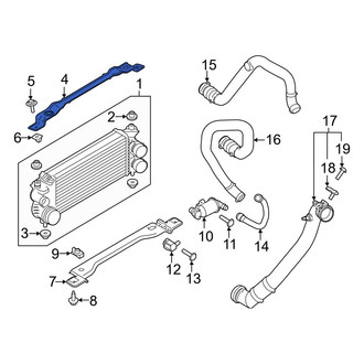 Ford OE - Upper Intercooler Bracket