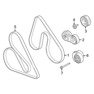 Ford OE - Cooling - Belts & Pulleys (5.0L)