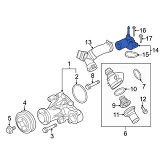 Ford OE - Engine Coolant Outlet Flange