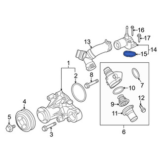 Ford OE - Engine Coolant Outlet Gasket