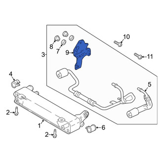 Ford OE - Transmission Oil Cooler Line Bracket