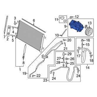 Ford OE - A/C Compressor