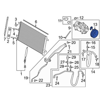Ford OE - A/C Compressor Clutch