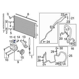 Ford OE - A/C Refrigerant Line O-Ring